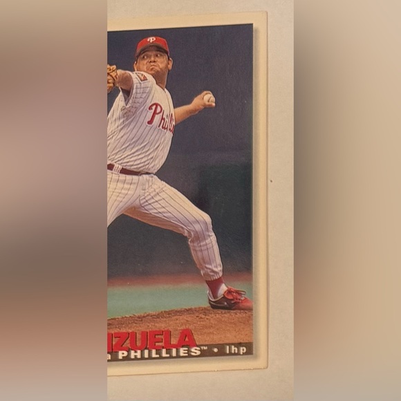 Trading card baseball 1995 The Upper Deck # 364 Fernando Valenzuela ( Phillies ) - Picture 5 of 9